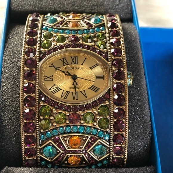 Heidi Daus Jewelry - Heidi Daus Divinely Deco pavé crystal watch cuff